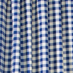 Plow & Hearth Valances|Curtain Panels>Thermalogic Check Tab-Top Valance Curtain, 15"L x 40"W