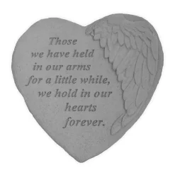 Plow & Hearth Memorial & Garden Plaques>Those Held Heart Memory Stone