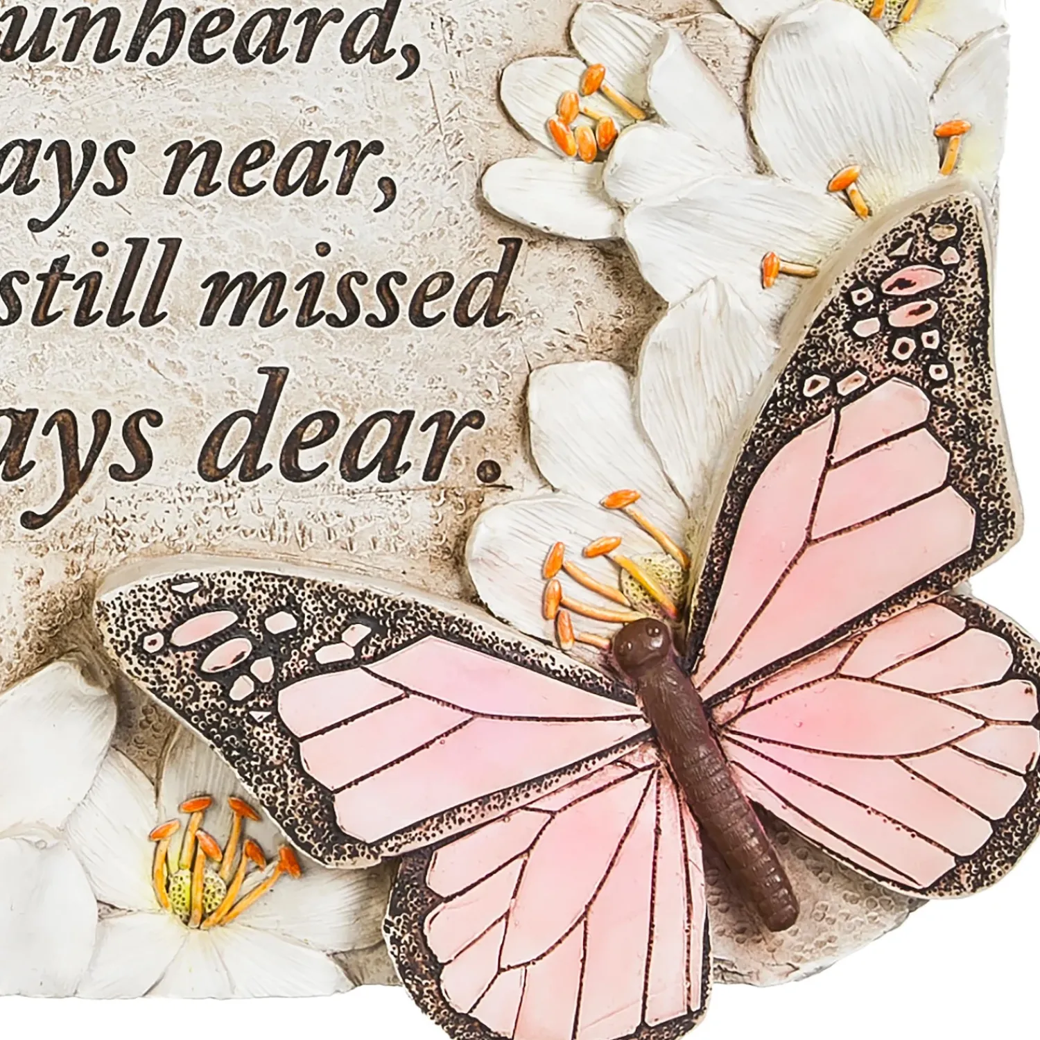 Plow & Hearth Pathways & Stepping Stones>Those We Love Butterflies Memorial Garden Stone