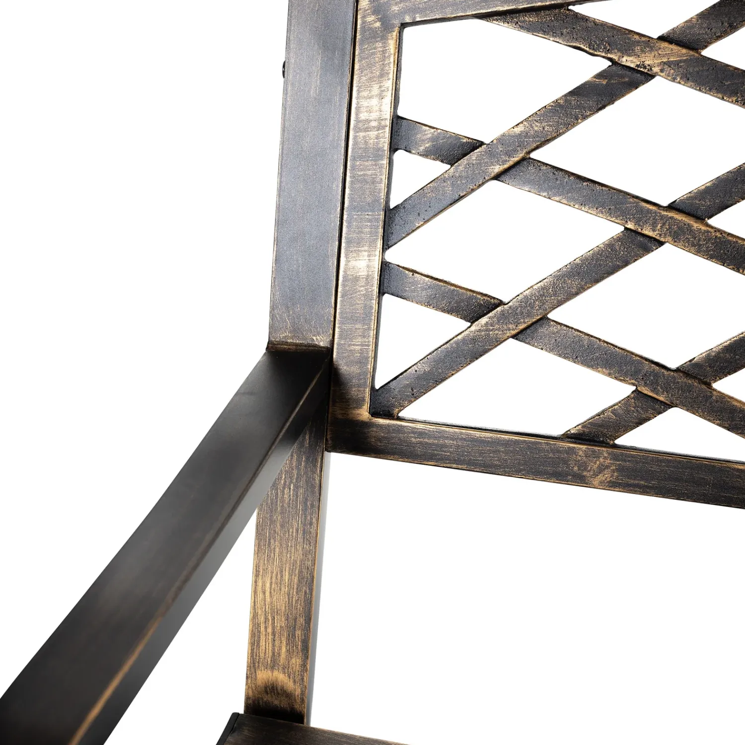 Plow & Hearth Memorial & Garden Plaques|Outdoor Benches>Thoughts & Hearts Memorial Metal Garden Bench