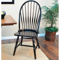 Plow & Hearth Chairs & Rockers|Rockers & Gliders>Traditional Hardwood Windsor Back Chair