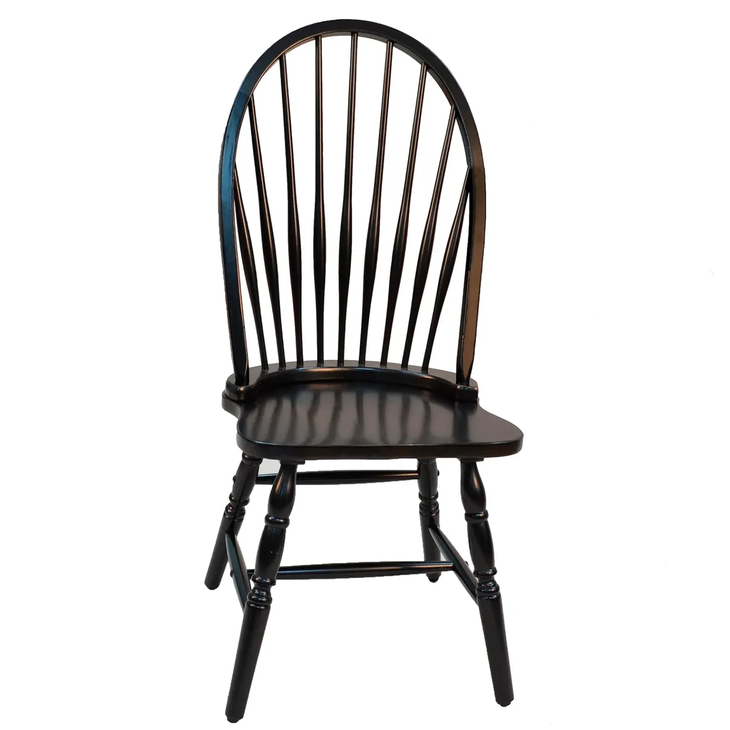 Plow & Hearth Chairs & Rockers|Rockers & Gliders>Traditional Hardwood Windsor Back Chair