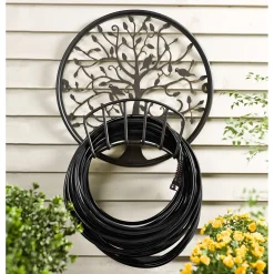 Plow & Hearth Garden Tools & Supplies>Tree of Life Metal Hose Holder