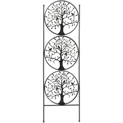 Plow & Hearth Arbors & Trellises>Tree of Life Trio Metal Garden Trellis