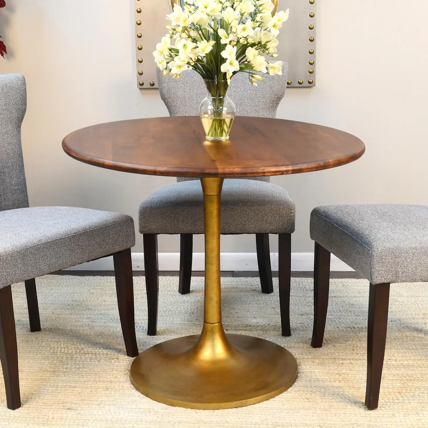 Plow & Hearth Accent Tables>Tulip Dining Table, 36"