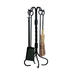 Plow & Hearth Fireplace Tool Sets>Twisted Metal Fireside Tool Set