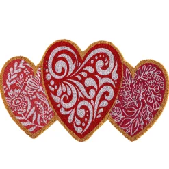 Plow & Hearth Coir Mats>Valentine Colorful Shaped Coir Mat