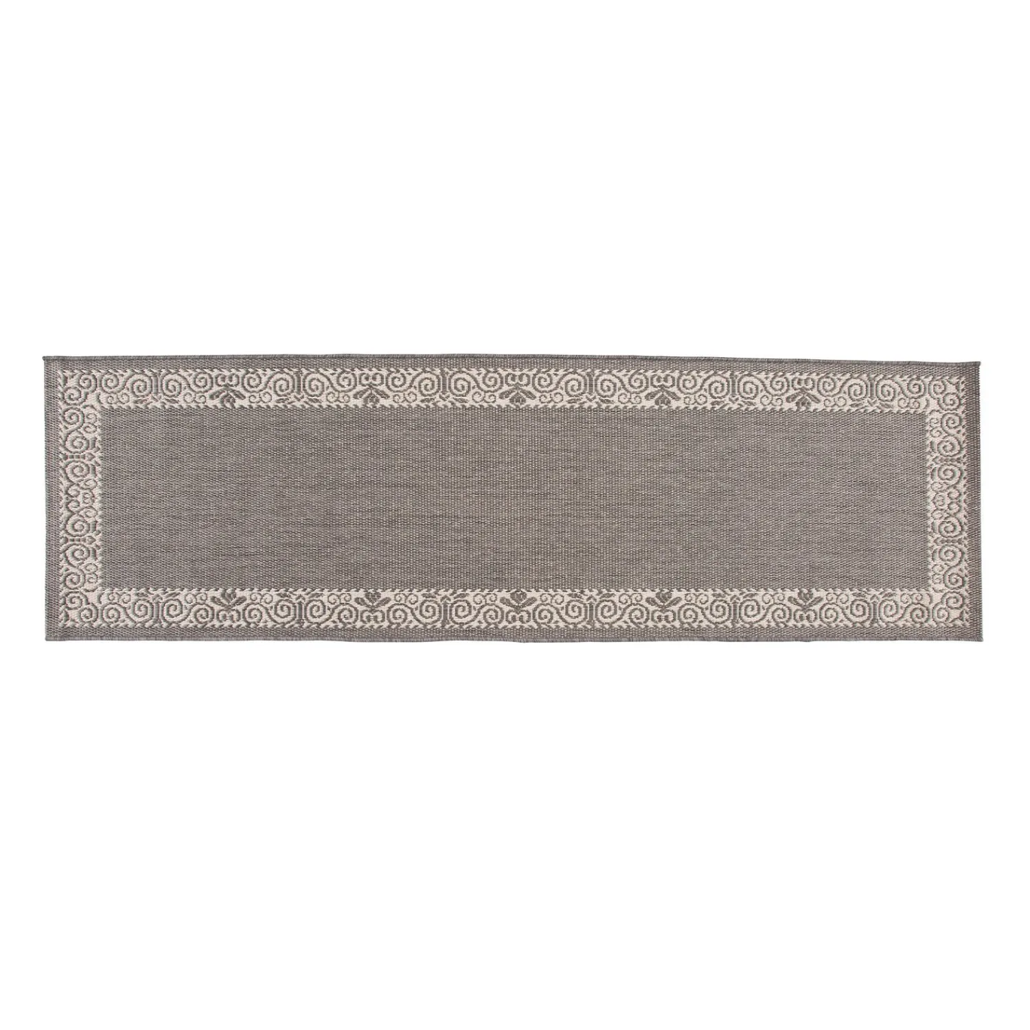 Plow & Hearth Runners>Veranda Border Indoor/Outdoor Runner, 2'3"x 7'10"