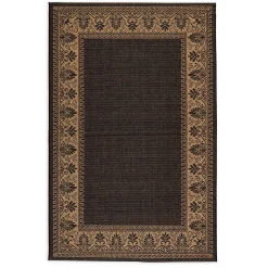 Plow & Hearth Area Rugs>Veranda Border Indoor/Outdoor Rug, 7'6"x 10'9"