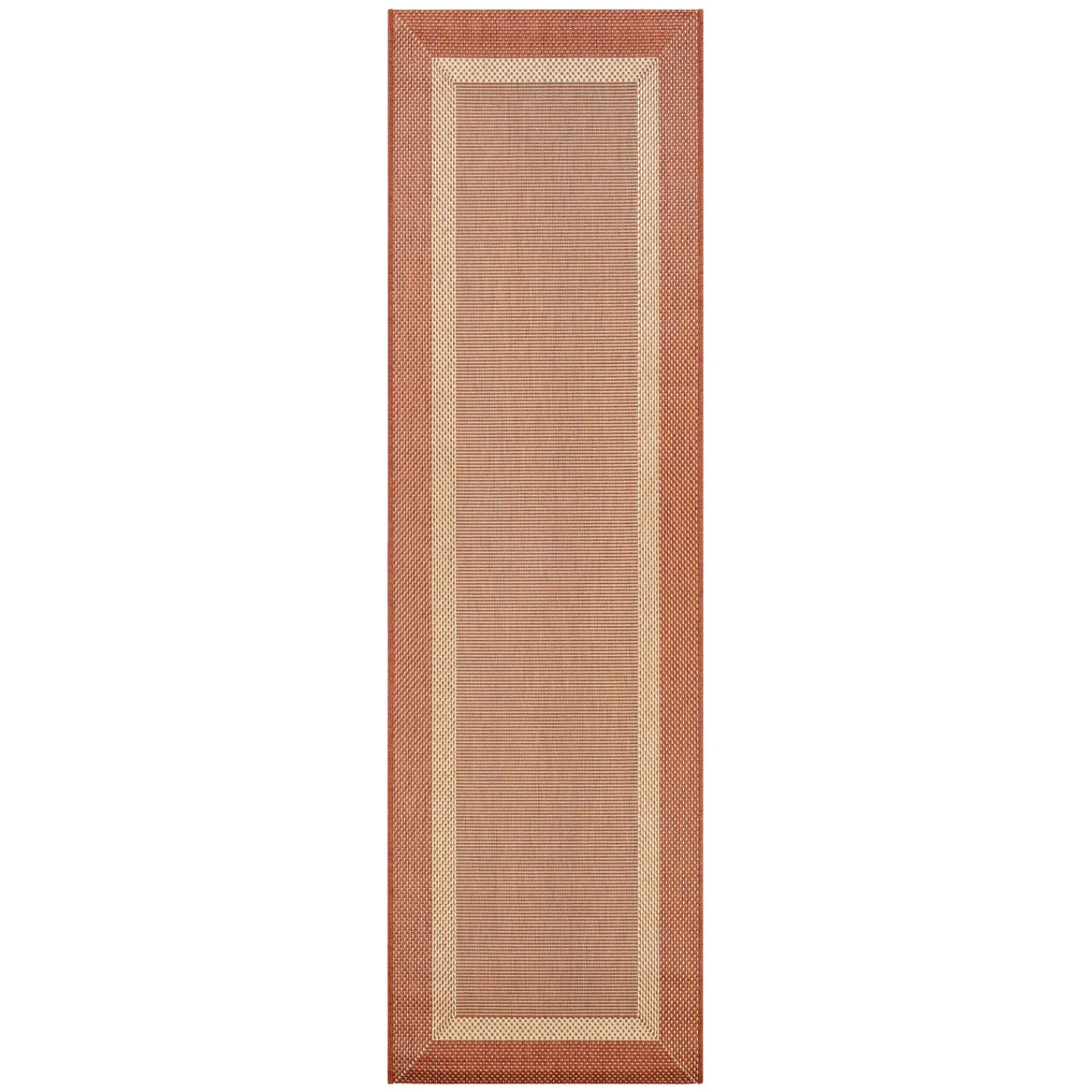 Plow & Hearth Area Rugs>Veranda Framework Indoor/Outdoor Polypropylene Rug, 2'3" x 11'9" Runner