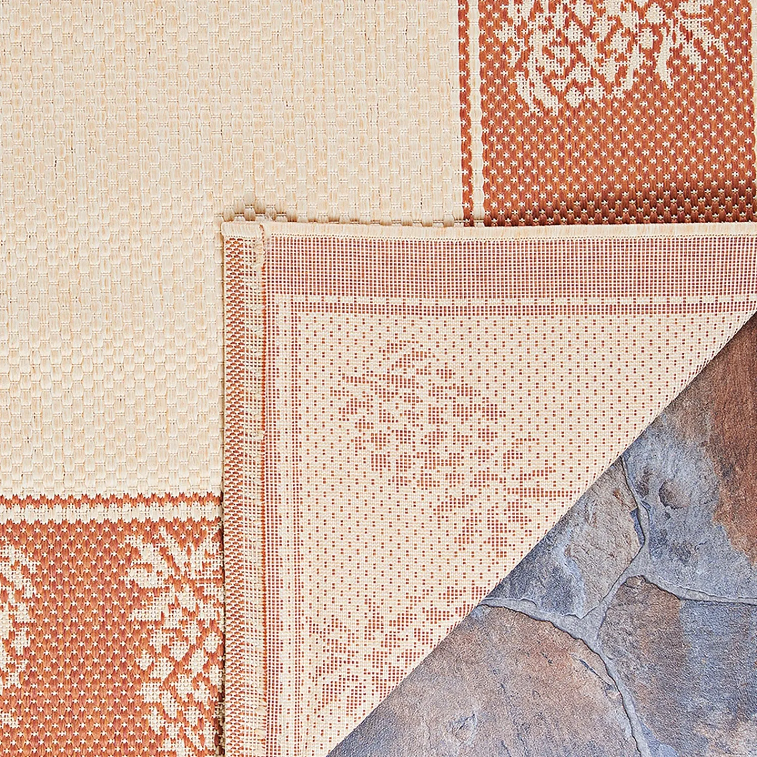 Plow & Hearth Area Rugs>Veranda Pineapple Indoor/Outdoor Polypropylene Rug, 5'3" x7'6"