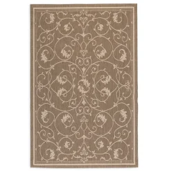 Plow & Hearth Area Rugs>Veranda Scroll Indoor/Outdoor Rug, 5'10"x 9'2"