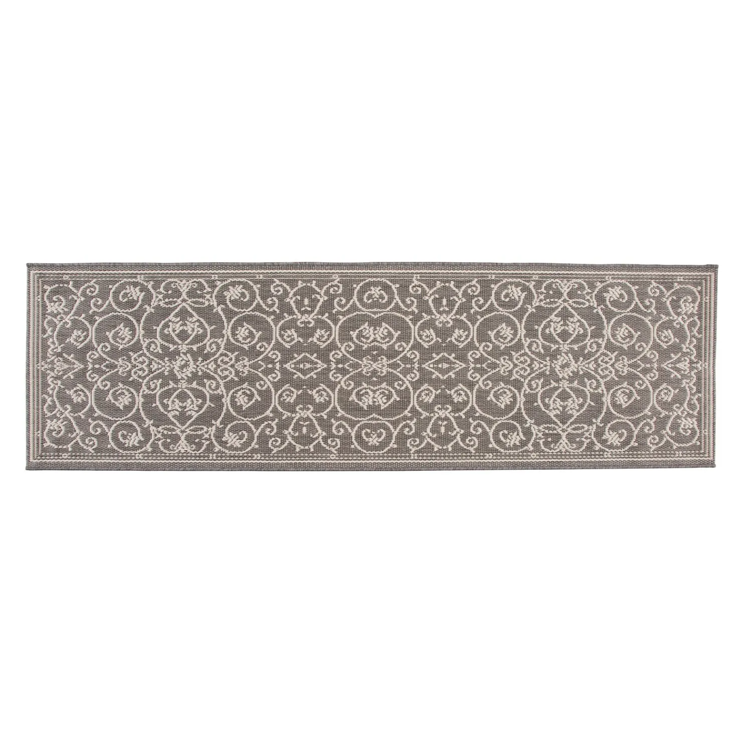 Plow & Hearth Area Rugs>Veranda Scroll Indoor/Outdoor Runner, 2'3"x 7'10"