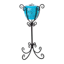 Plow & Hearth Gazing Balls|Birdbaths>Versatile Metal Scroll Stand
