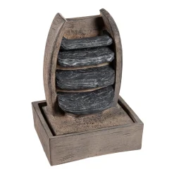 Plow & Hearth Outdoor Fountains>Waterfall Fountain with planter Shelf