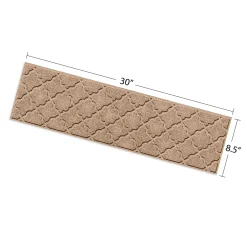 Plow & Hearth Stair Treads|Waterhog Doormats>WaterHog Cordova 8.5"x30" Indoor Outdoor Stair Treads, Set of 4