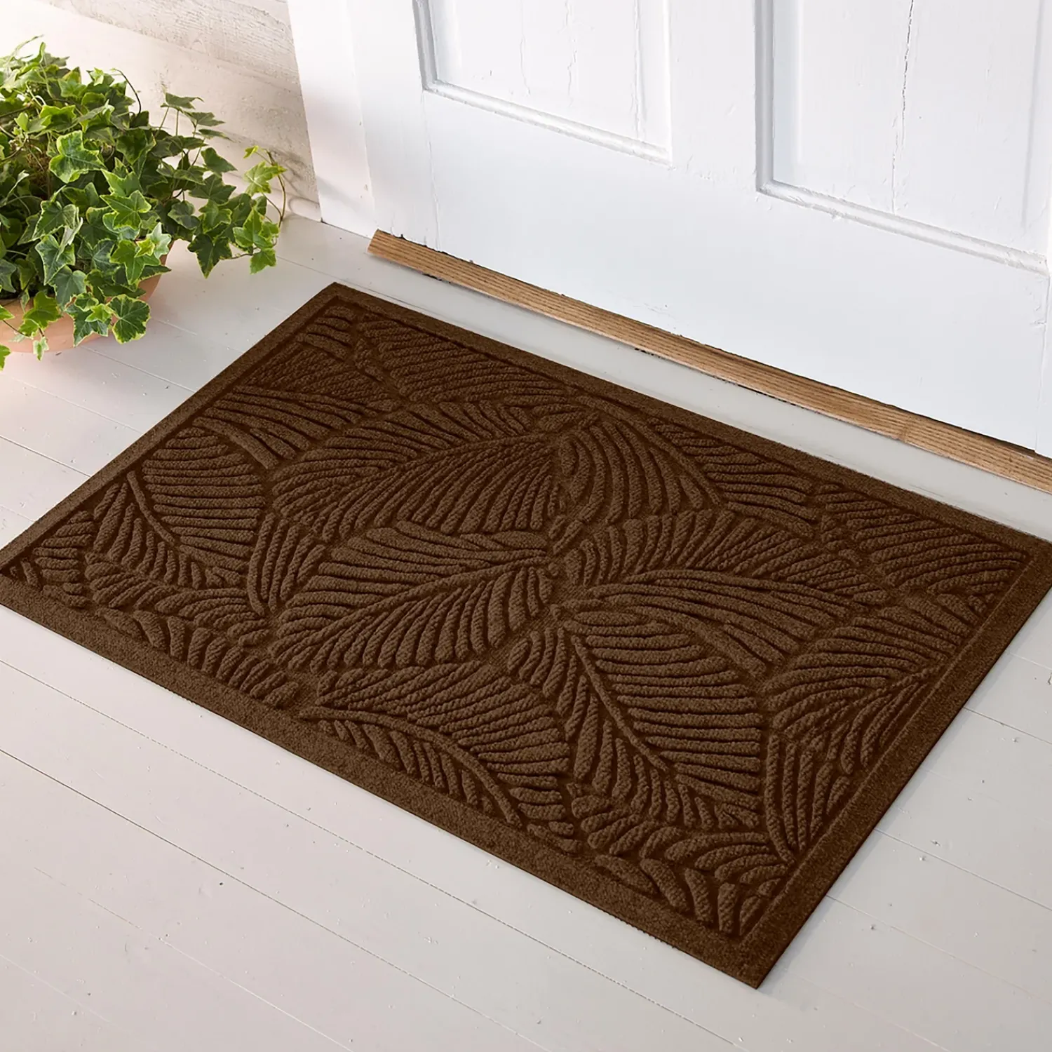 Plow & Hearth Waterhog Doormats>Waterhog Fern Doormat, 3' x 5'