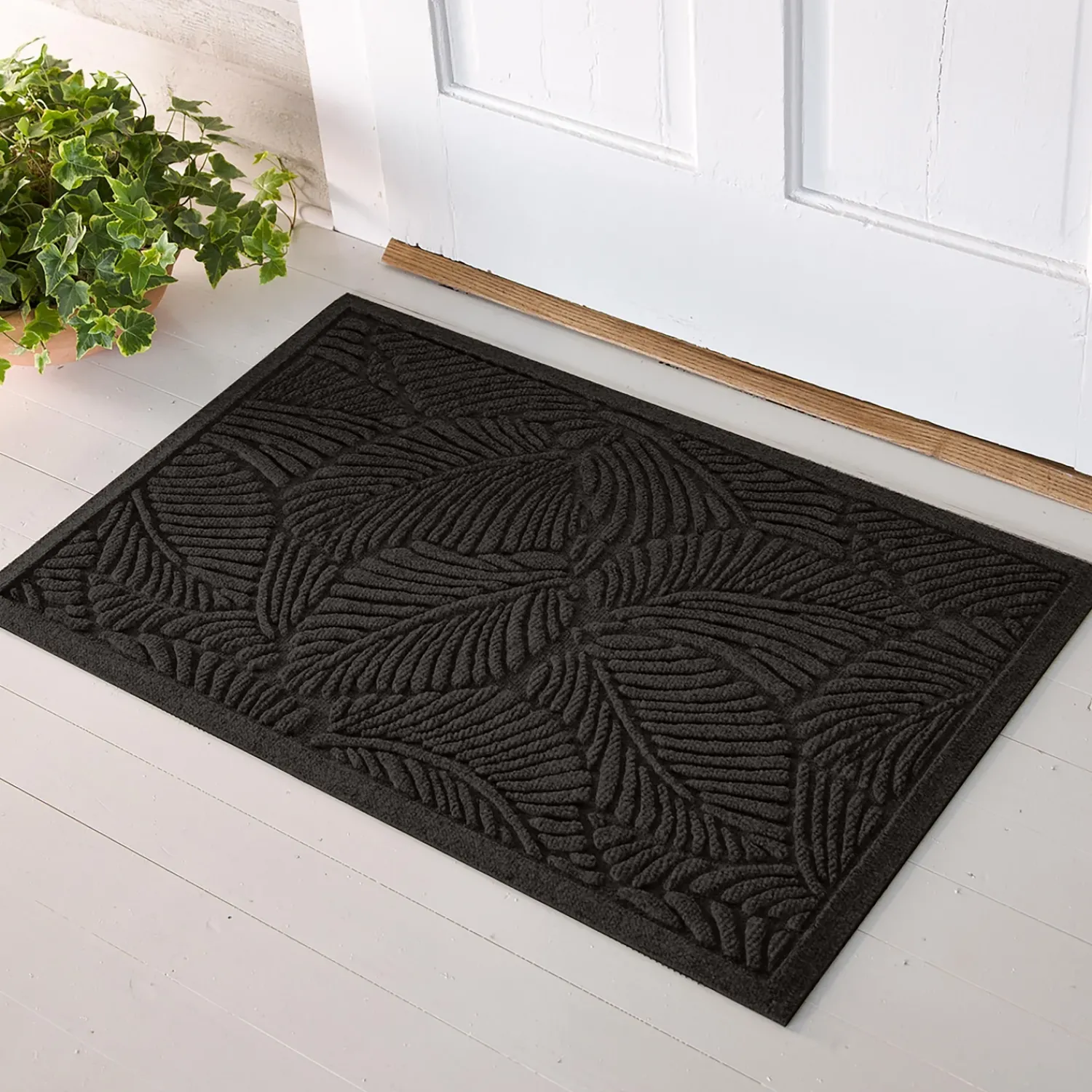 Plow & Hearth Waterhog Doormats>Waterhog Fern Doormat, 3' x 5'