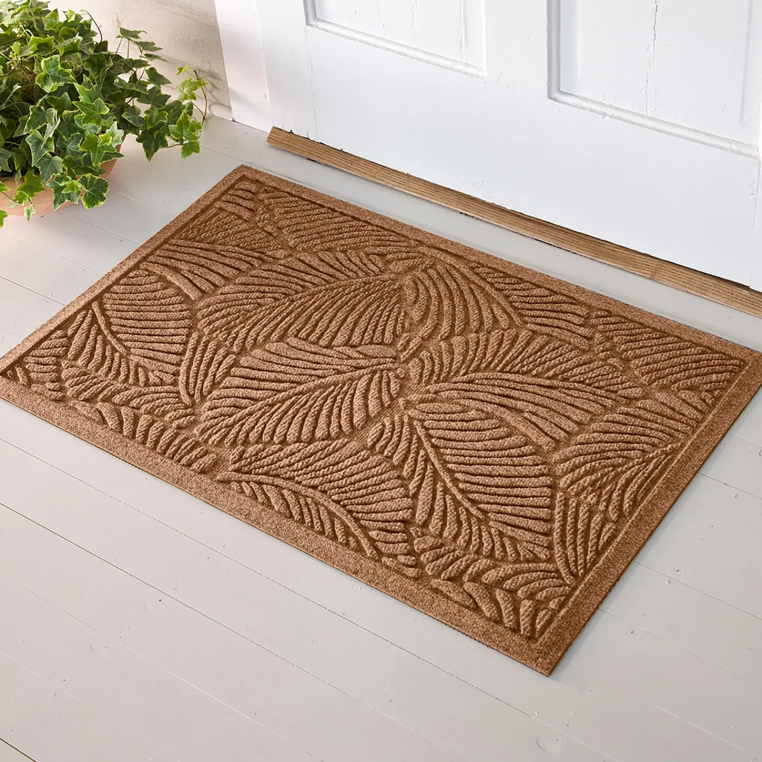 Plow & Hearth Waterhog Doormats>Waterhog Fern Doormat, 3' x 5'