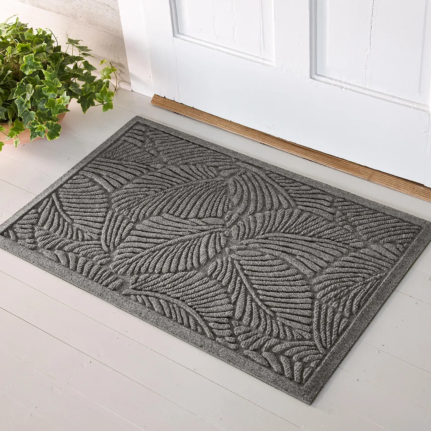 Plow & Hearth Waterhog Doormats>Waterhog Fern Doormat, 3' x 5'