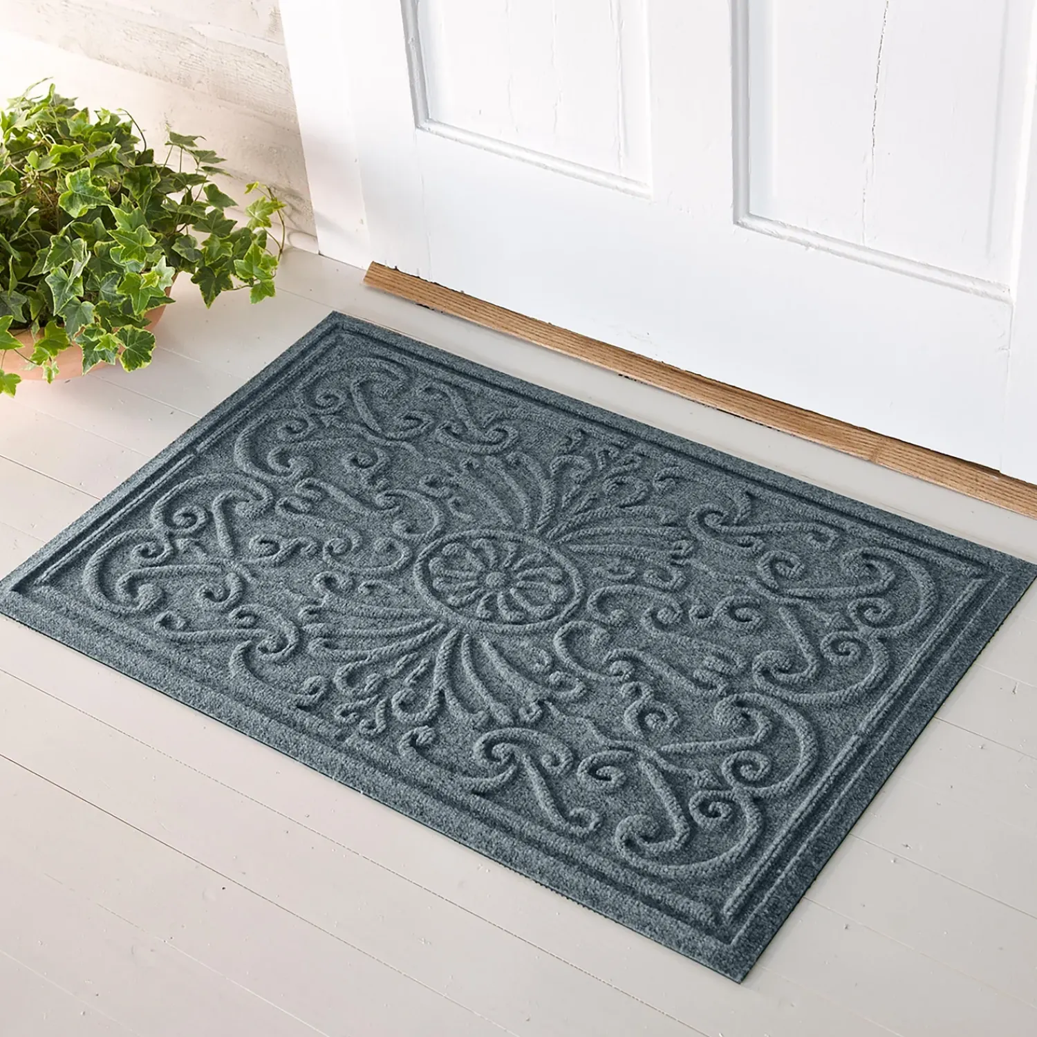 Plow & Hearth Waterhog Doormats>Waterhog Garden Gate Doormat, 2' x 5'