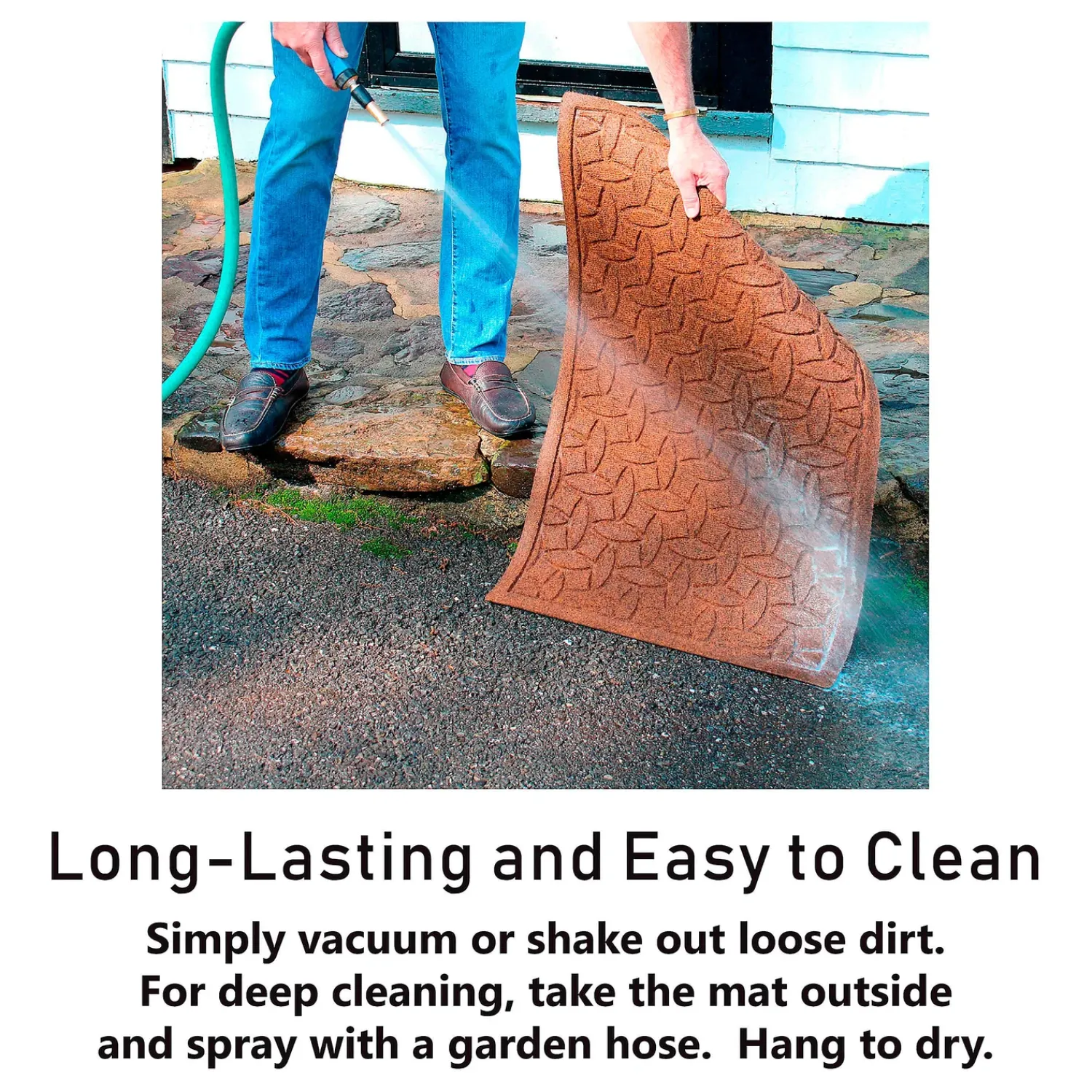Plow & Hearth Waterhog Doormats>Waterhog Indoor/Outdoor Cubes Doormat, 4' x 6'