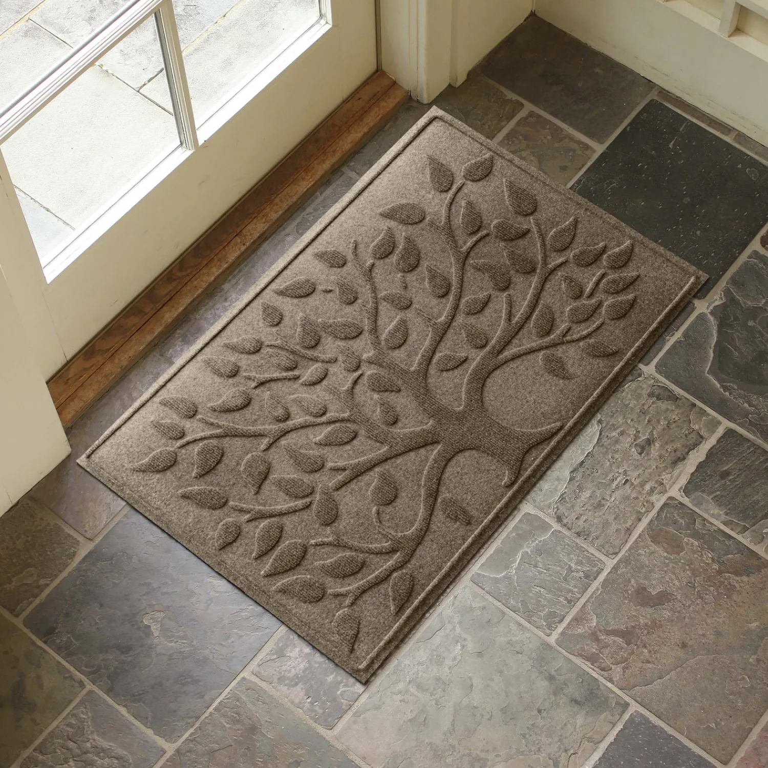 Plow & Hearth Waterhog Doormats>Waterhog Tree of Life Doormat, 2' x 3'