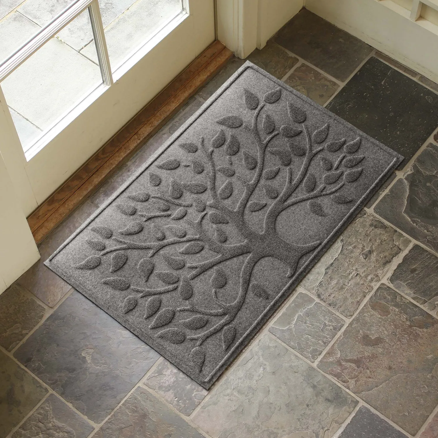 Plow & Hearth Waterhog Doormats>Waterhog Tree of Life Doormat, 2' x 3'
