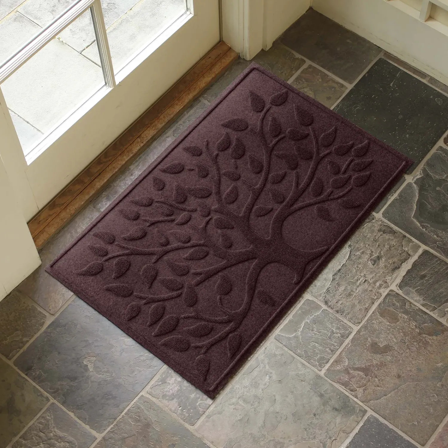 Plow & Hearth Waterhog Doormats>Waterhog Tree of Life Doormat, 2' x 3'