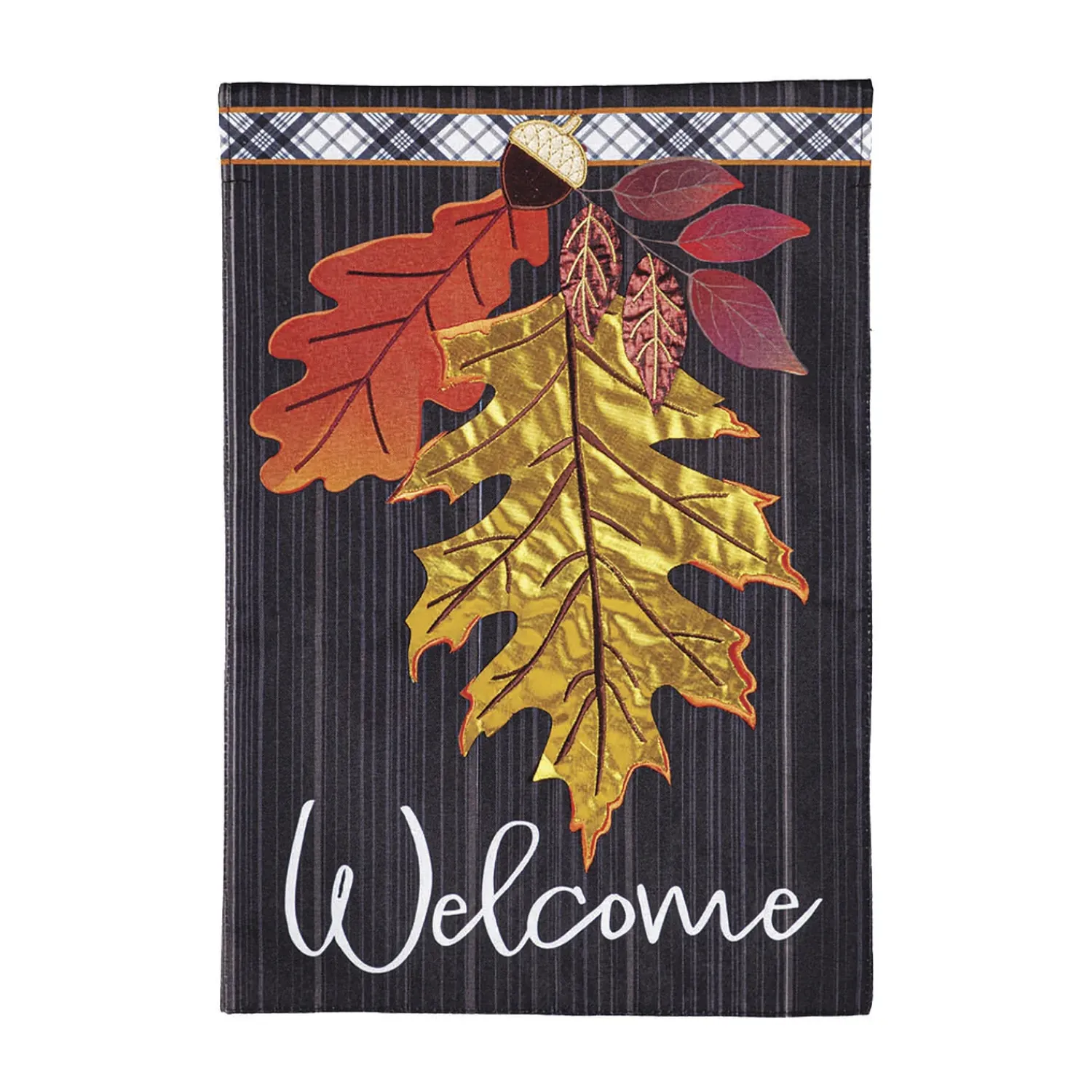 Plow & Hearth Garden Flags>Welcome Autumn Linen Garden Flag