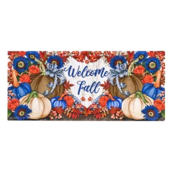 Plow & Hearth Interchangeable Mats>Welcome Fall Sassafras Switch Mat
