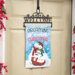 Plow & Hearth Flag Accessories>Welcome Garden Flag Over the Door Hanger