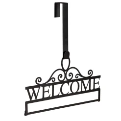 Plow & Hearth Flag Accessories>Welcome Garden Flag Over the Door Hanger