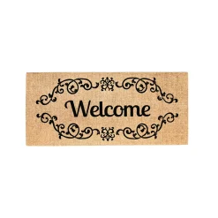 Plow & Hearth Interchangeable Mats>Welcome Scroll Sassafras Switch Mat