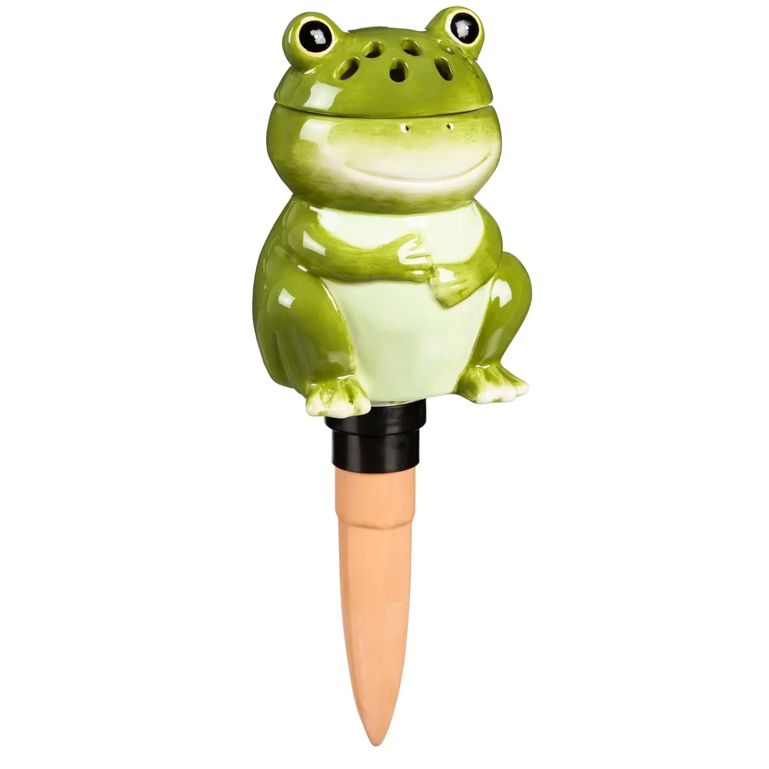 Plow & Hearth Eco-Friendly Pest Control>Whimsical Ceramic Fruit Fly/Gnat Trap with Watering Globe