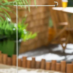 Plow & Hearth Flag Accessories>White Garden Flag Stand