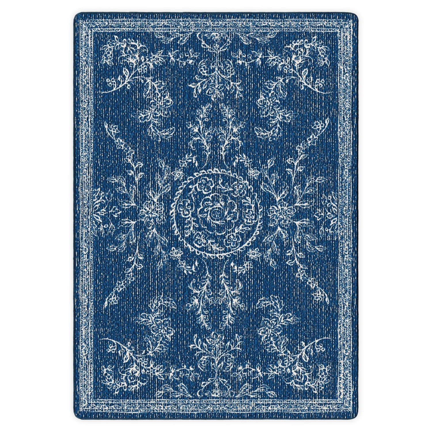 Plow & Hearth Area Rugs>Willow Blue EnduraStran® Rug, 2' x 8' Runner