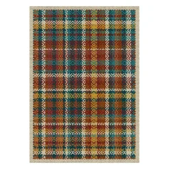 Plow & Hearth Runners|Hearth Rugs>Windowpane EnduraStran Rug, 2' x 8' Runner