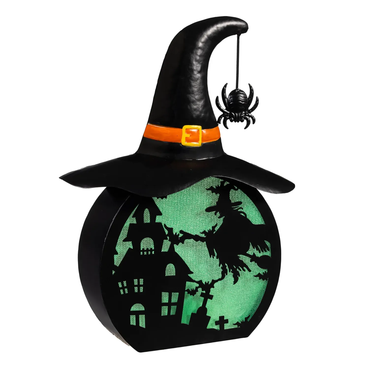 Plow & Hearth Garden Statues>Witchy Solar Statue, 12"H