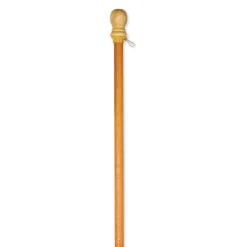 Plow & Hearth Flag Accessories>Wood House Flag Pole with Ring