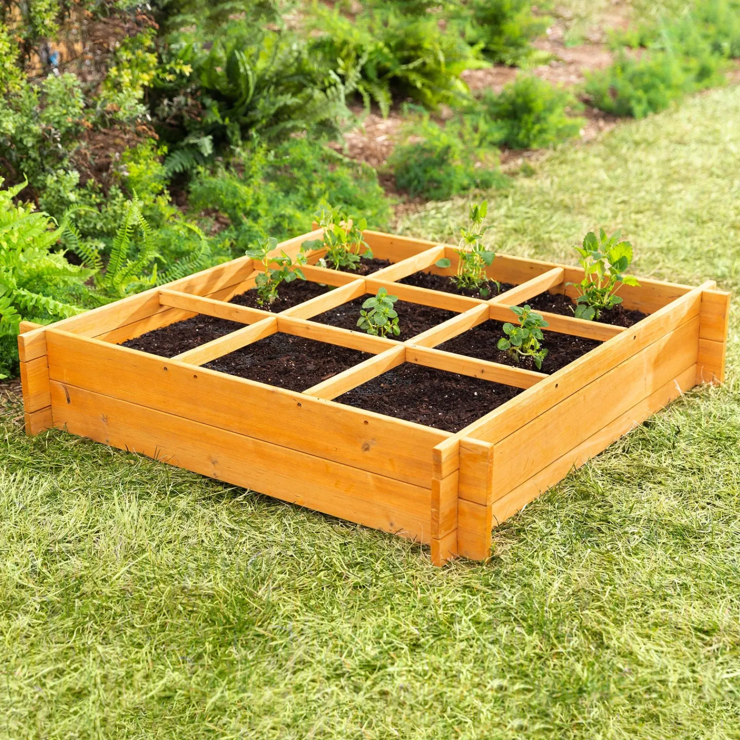 Plow & Hearth Garden Tools & Supplies>Wood Raised Garden Bed