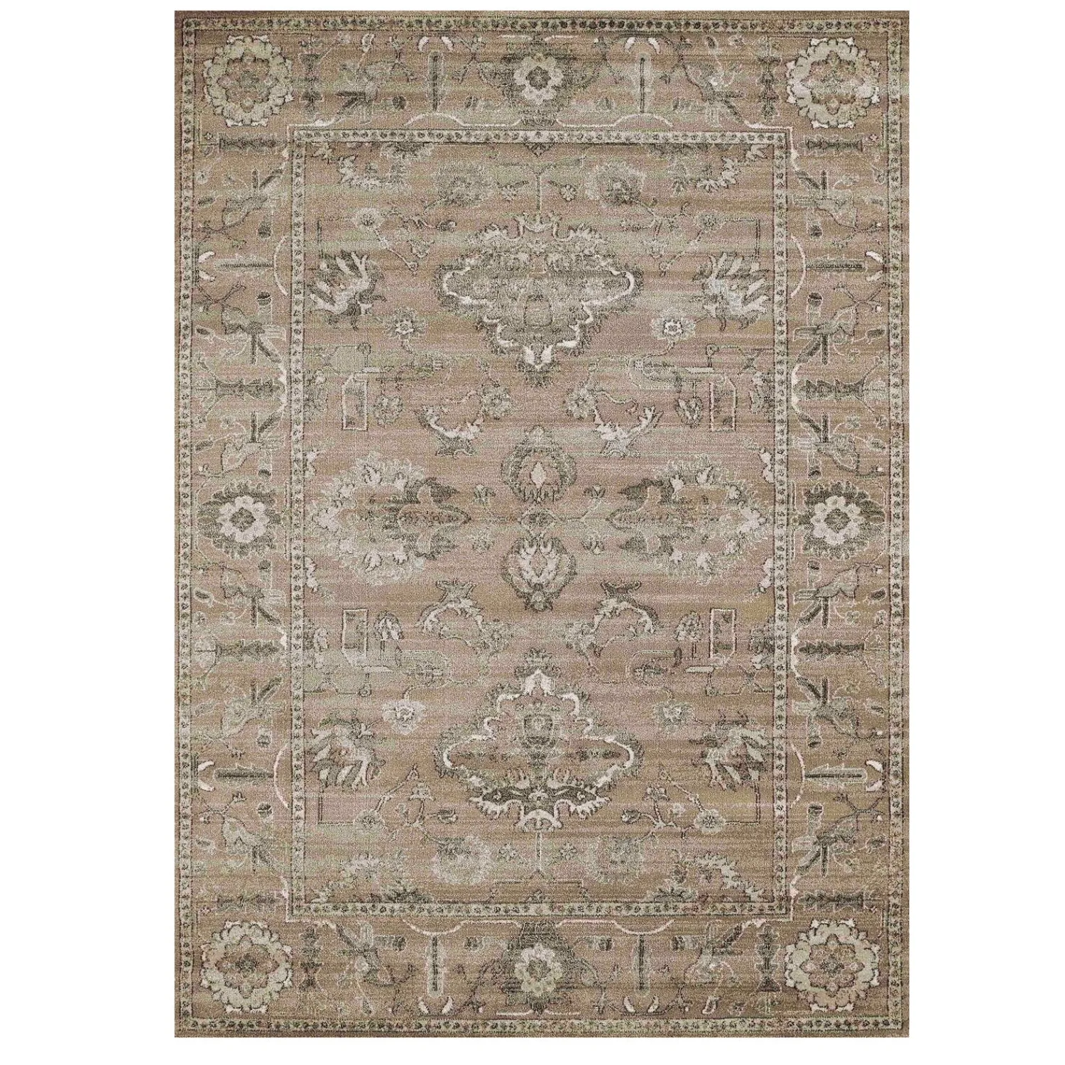 Plow & Hearth Area Rugs>Woodberry Polypropylene Rug, 3'3"x 4'11"