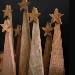 Plow & Hearth Decorative Accents>Wooden Christmas Trees Ensemble