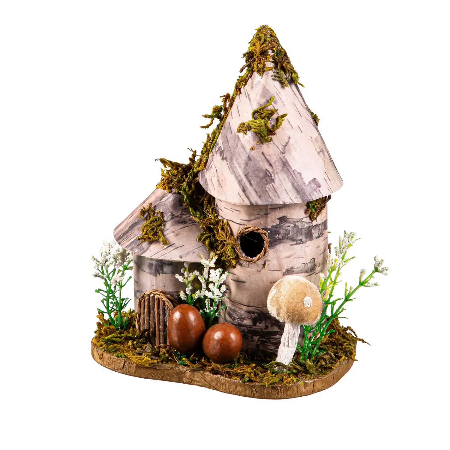 Plow & Hearth Decorative Accents>Woodland House 1, Set of 2