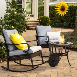 Plow & Hearth Wind Spinners>Yellow Sunflower Wind Spinner