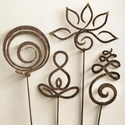 Plow & Hearth Garden Stakes>Zen Symbols Garden Stakes - Gratitude